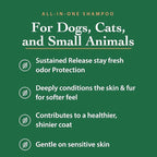 Anti-Allergen Pet Shampoo -Dog & Cat Dander Remover. Gentle Formula for Dry Sensitive Skin; Allergy Relief, The Ecology Works (32 Oz)