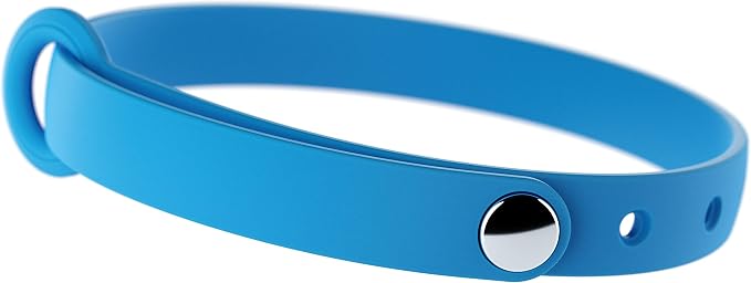 Breakaway Cat Collar - Soft, Comfortable, and Lightweight Safety Buckle Collar with ID Tag Ring for Outdoor Cats and Sensitive Skin Kittens (6 ⅞" to 10 ¼", Blue)