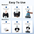 ZOMISIA 26" Pooper Scooper with Waste Bags - Poop Scooper for Large Dogs with Long Handle High Strength Material and Durable Spring for Yard, 30 Count Poop Bags