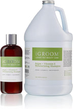 iGroom Argan+Vitamin E Dog Shampoo, Groom Like a Professional, Enhanced Cleaning Power, Recommended pH Balance, Made in USA, Gallon