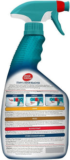 Simple Solution Pet Stain & Odor Remover, Enzyme Stain Cleaner, 32oz | Dog Stain & Odor Remover, Pet Urine Enzyme Cleaner, Dog Urine Carpet Cleaner, Pet Odor Eliminator, Floral Fresh Scent