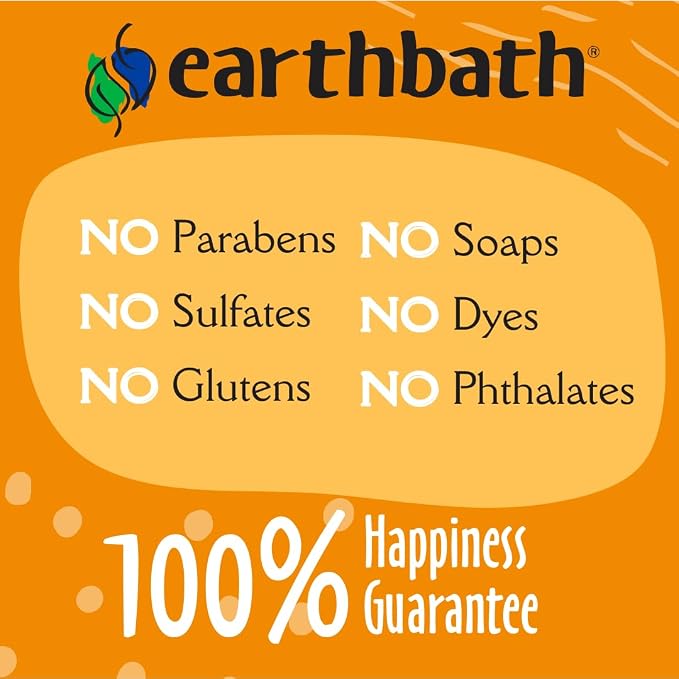 earthbath, Lavender Dog Shampoo - Coat Brightening Shampoo for Dogs, Deodorizing Dog Wash, Made in USA, Shampoo for Smelly Dogs, Cruelty Free Pet Shampoos - 128 Oz (1 Pack)