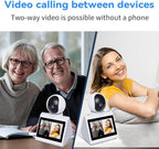 Two-Way Video Pet Dog Nanny Camera, 4.3" Screen Dual-Band 5G/2.4G | Indoor Home Security Monitor with Phone App for Baby, Nanny,Dog,Elder & Pets,Dome Camera