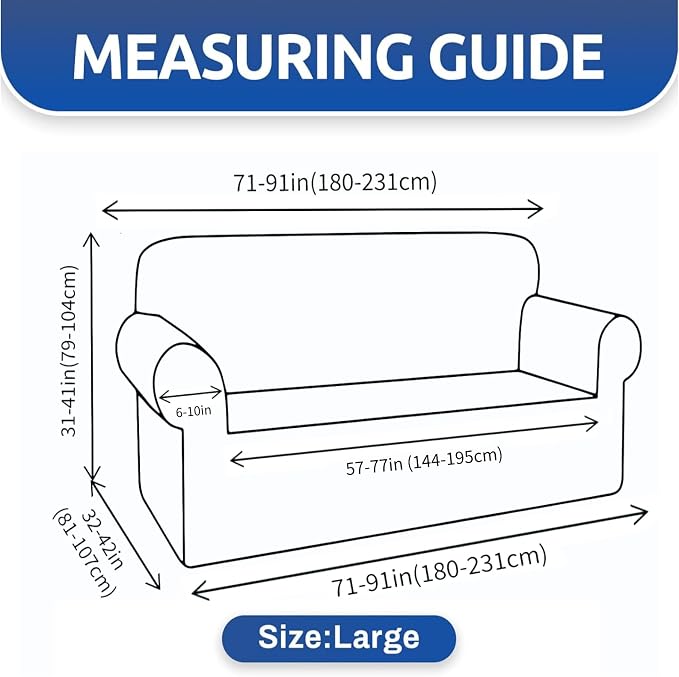 YEMYHOM Couch Cover Latest Jacquard Design High Stretch Sofa Covers for 3 Cushion Couch, Pet Dog Cat Proof Slipcover Non Slip Magic Elastic Furniture Protector (Large, Begonia Leaf Dark Gray)
