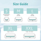 COZY KISS Cooling Couch Cover for Dog Washable, Cool Sofa Cushion Mat | Q-Max >0.4 Cool Tech, Non-Slip Pet Pad for Car Seat Protector, Liquid Pee Proof Mat for Dog, Cats, 27.5x71 Inch, Blue