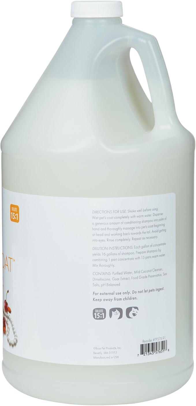 Top Performance GloCoat Conditioning Dog Shampoo, 1-Gallon