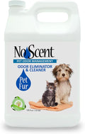 No Scent Pet Fur Odor Spray & Rinseless Cleaner for Dog, Cat, Hamster, Small Animal & Furry Pets (128 Fl Oz / 1 Gallon)