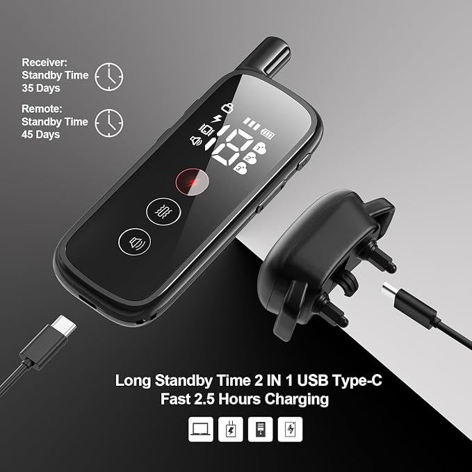 Dog Training Collar for 3 Dogs, Shock Collar with Remote, 2600FT | Rechargeable Electric Dog Collar With 3 Modes Vibration/Beep/Shock, IPX8 Waterproof E-Shock Collar Fits Small Medium Large