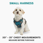 Embark Adventure Dog Harness for Small, Medium & Large Dogs – No Pull, Reflective Trim, Military Grade Nylon, 2 Leash Clips, Gel-Lined Handle, Soft Padded, Blue