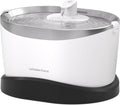 Whiskertons Wireless Cat Water Fountain, Cordless Battery Operated Pet Fountain, 3L/101oz EverMount Cat Fountain, Pet Water Fountains for Cats Indoor, Stainless Steel Tray, Easy to Clean, BPA-Free