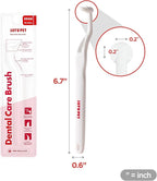 JAYU PET Dental Care Brush (Edge Bristles) 3ea - Micro Round Head Dog Toothbrush, Cat Toothbrush, Dental Care, Perfect for Kitten & Small Breed with End-tuft Diagonal-Shaped Bristle & Easy Grip Handle