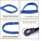 Tactical Dog Collar and Leash Set Adjustable Military Nylon Dog Collar with Control Handle and Heavy Duty Metal Buckle for Large Dogs（Dark Blue M | 1000D Heavy-Duty Nylon Fabric,Quick-Release Metal Buckle,Adjustable Fit,Soft-Padded Webbing,D-Ring,for T...