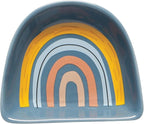 Jubilee Stoneware Pinch Bowls, Rainbows