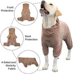 Dog Pajamas for Large Dogs,Extra Large Stretch, Suitable for Adult, Medium-Sized Dogs, Large Pet Jumpsuit Four-Legged Dog Clothes, Pet Clothing. (Coffee Color, 6XL)