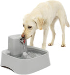 PetSafe Oasys Pet Fountain, 2 Gallon (256 oz), Cats, Dogs & Multi-Pet Homes | Adjustable Water Flow, Whisker-Friendly Tray, Dishwasher-Safe, Replaceable Carbon & Foam Filters Included