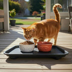 Ant Proof Tray - Waterless, Moat Free Cat and Dog Food Tray for Crawling Pest Free Pet Food Feeding Station. Kitchen Sweets and Trash, Ant Free Platform.