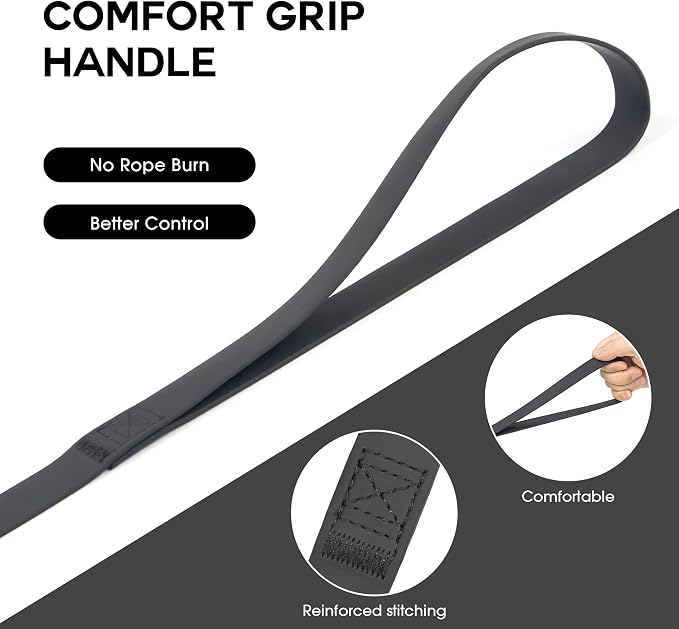 Wolfone Waterproof Dog Leash 10FT Long Line Training Leash for Dogs | Long Line Dog Leash Durable PVC coated leash with waterproof surface easy clean design for recall and outdoor walks