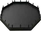 PJYuCien 2-in-1 Octagonal Dog Playpen Bottom Pad for 24" Side Pen, Black | Dual-function Pad, For Puppy Small Animals, Protects Floors, Easy Clean, 600D Oxford, Snap Hooks