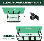 FXW Fence-to-Wall Anchors for AuraSpace Acrylic Indoor Dog Playpen | Fits AuraSpace 35"H, Connect Panels to the Wall, Expand Your Dog’s Play Area, Playpen Not Included