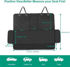 ANOSOSPECIAL Dog Car Seat Cover for Back Seat Cover,Non Stick Fur Rear Seat Protector for Pet,Nonslip Waterproof Durable Universal Fit Interior Backseat Covers for Auto Van SUV