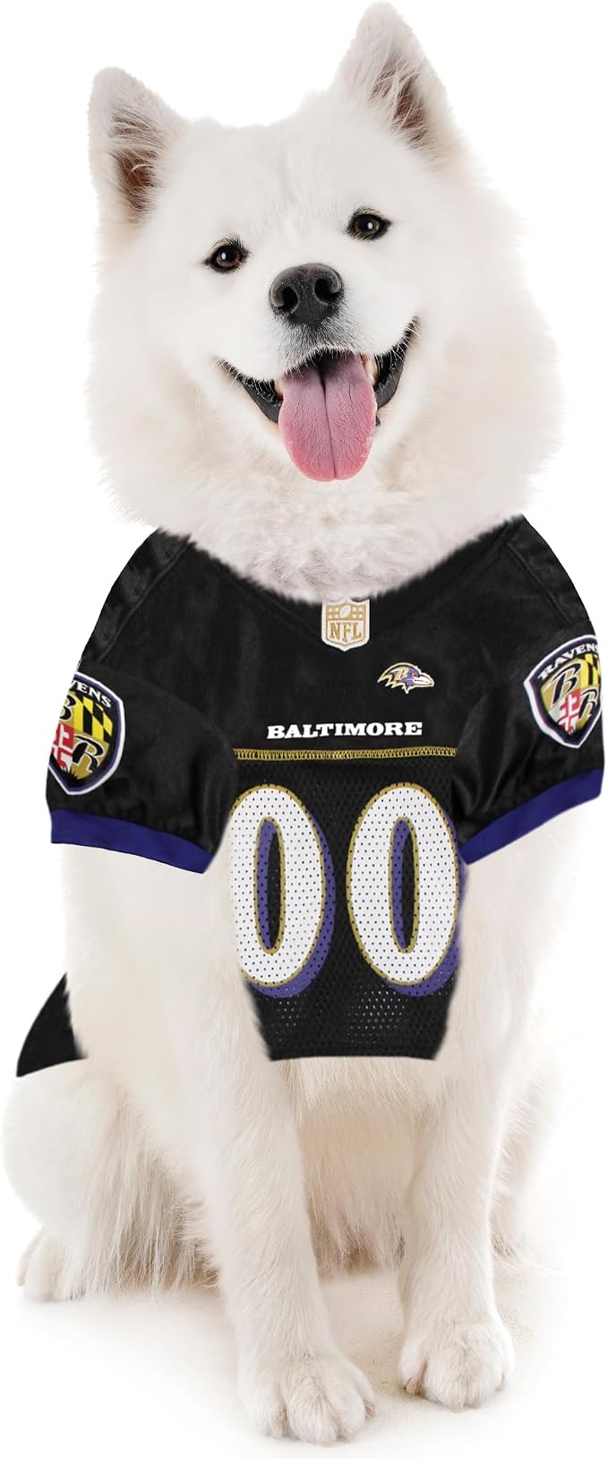 NFL BALTIMORE RAVENS DOG Jersey, Large