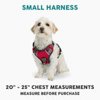 Embark Adventure Small Dog Harness – No-Pull, Reflective Trim, Military-Grade Nylon, Front Clip with Gel-Lined Handle