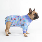Spark Paws Dog Surgery Recovery Suit – Dog Recovery Suit After Surgery, Anti-Lick Dog Onesie, Abdominal Wound Protector, Soft Cone Alternative for Spay Neuter Male Female Pet Recovery - Donuts - XL