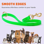 Viper Biothane K9 Working Dog Leash Waterproof Lead for Tracking Training Schutzhund Odor-Proof Long Line with Solid Brass Snap for Puppy Medium and Large Dogs 20in, Tropical Green