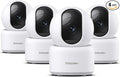 GALAYOU Dome Cameras Indoor for Home Security in 2K, G2 4Pack | Wi-Fi/Nanny Cam/Baby Monitor, with Phone APP, PTZ, Night Vision, Siren, Wired Plug, Two-Way Talk, 24/7 TF Card, Cloud Storage
