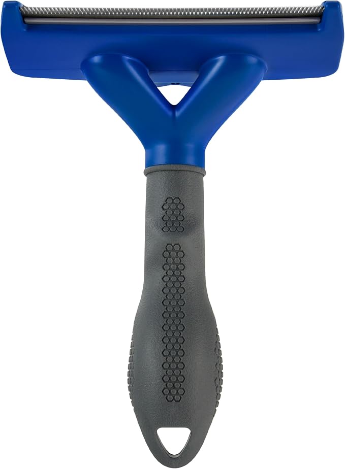 FURminator Large Dog Undercoat deShedding Tool for Long Hair | Reduces Loose Hair From Shedding, Easy Clean-Up, For Dogs Over 50 lbs, Use Weekly, Ergonomic Handle For Comfort