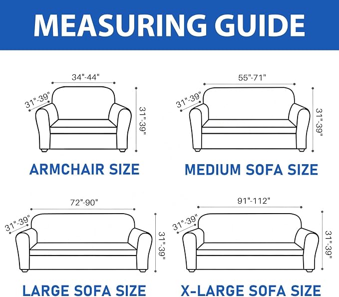 ZNSAYOTX Stretch Couch Cover, 1 Piece Sofa Covers for 2 Cushion Couch, Jacquard Loveseat Slipcovers with Elastic Bottom Thickened Furniture Protector for Dog Cat Pet (Medium, Khaki)