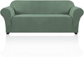 Stretch Sofa Cover Slipcover Couch Covers for 3 Cushion Couch Furniture Protector Sofa Covers with Non Slip Elastic Bottom Dogs Pet Friendly Fitted(Large Sofa 90"-100",Loden Frost)