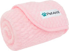 PetAmi Waterproof Dog Blanket, Leakproof Puppy Blanket, 29x40 Light Pink | For Small Medium Pets, Furniture Sofa Couch Cover Protector, Fleece Throw Indoor Cat Kitten, Reversible Washable Soft Plush