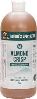 Nature's Specialties Almond Crisp Ultra Concentrated Dog Shampoo for Pets, Makes up to 8 Gallons, Natural Choice for Professional Groomers, Texturizing and Volumizing, Made in USA, 32 oz