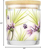 Pet House Candles, Long Burning Scented Candles for Pet Odors, Plant-Based, 60 Hour Burn Time - Lemongrass, 9 oz, 2 Pack