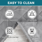 Turquoize 100% Waterproof Sofa Covers Chair Cover Slipcover Couch Protector Triple Non-Slip Sofa Slipcover for 1 Cushion Furniture Protector for Pets, Kids,Dog (Chair 23", Dove Gray)