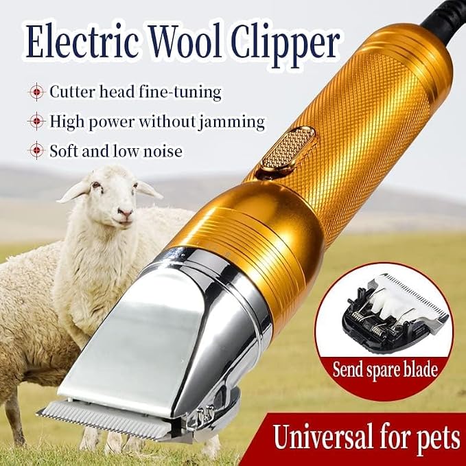 Dog Grooming Clippers Sheep Shears Horse Pet Thick Hair Trimmer | Powerful Electric professional dog clippers,heavy duty cat shaver,long matted thick coat Farm Livestock fur trimmers