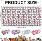 Reginary 4 Pcs Guinea Pig Fleece Cage Liners, Moon Star, 24 x 47 Inch - Image 4