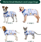 Kuoser Recovery Suit for Dogs Cats, Soft Dog Surgery Suit Female Male Spay | Professional Dog Onesie for Surgery, Substitute E-Collar & Cone, Prevent Licking Dog surgical suit Pet Neuter Suit