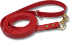 Gummy K9 Dog Leash, Biothane, Dog Training Leash, Made in The USA, 6 Feet, Various Sizes & Colors (3/4, Red)