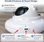 Interactive Cat Toy for Indoor Cats, Rechargeable 3-in-1 Hide and Seek Cat Toy with Spinning Butterfly & Plush Tail, Ultra-Quiet Touch Activated Self Play Cat Exercise Toy for Adult Cats & Kittens | Touch Activated, Spinning Butterfly, Plush Tail, Ultr...