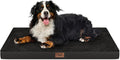 Outdoor Extra Large Dog Bed XXL for Giant Breed Dogs | Egg Crate Orthopedic Foam, Fits 48x30 Crates, TPU Waterproof Layer, Machine Washable 1680D Oxford Cover, Up to 110 lbs