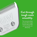 Wahl Professional Animal Competition Blade, 2377-100, 10 W | Extra Wide, Detachable Blade with 1/16 in Cut Length