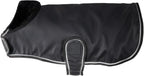 Pet Passion Breeze II - The Windbreaker, Water Resistant Pet Raincoat, Vegan Fur and Lined Pet Jacket for Small, Medium, Large Dogs, Black, Small (10-25 lbs)