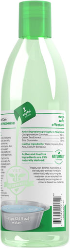 TropiClean Fresh Breath Water Additive for Cats, Cat Breath Freshener, 16oz