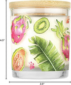 Pet House Candles, Clean Burning, Long Lasting Pet Odor Candles, Plant-Based, 60 Hour Burn Time - Tropical Fruit, 9 oz, 2 Pack