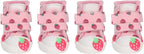 Cute Strawberry Dog Boots, Slip Pet Shoes for Sm Dogs Teddy Hon Pomeranian, Dog or, Breathable Dog Shoes (Number 2)