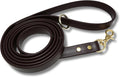 Gummy Dog Leash, Biothane, Dog Training Leash, Waterproof, Weatherproof, 6 Foot Length for Small, Medium & Large Dogs or Puppies, Various Sizes & Colors (3/4 Brown)