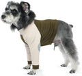 Lelepet Dog Sleeve to Stop Licking Front Legs, Long Sleeve Dog Shirt M | Elbow Protector for Leg Injuries Shoulder Wounds After Surgery Male Female,Zippered Long-Sleeved Shirt Cone Alternative S-3XL