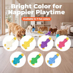Best Pet Supplies Interactive Squeaky Dog Chew Toy, Ideal Dog Toys for Chewers, Small, Medium & Large Dogs, and Fetch Lovers - Crinkle Duck (Blue), Large